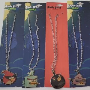 Angry Birds Necklace Bundle Of 4 NEW